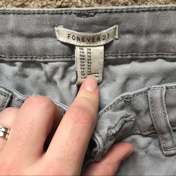 Forever 21 grey jeans - Picture 4 of 4